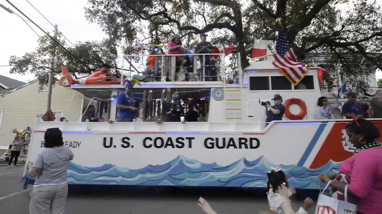 Coast Guard Participates in Krewe of Alla Parade YouTube