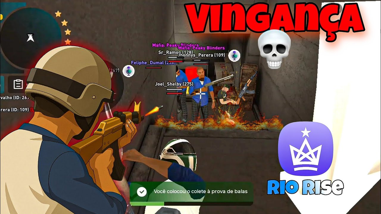 Me VINGUEI de uma MAFIA no Rio Rise 🔥⚔️☠️ (Me Roubaram)