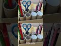 Turn a paper box into a super cute pen box #shorts  #diy #hacks #craft #recycle