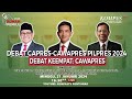 Live debat cawapres muhaimin gibran mahfud md di pilpres 2024