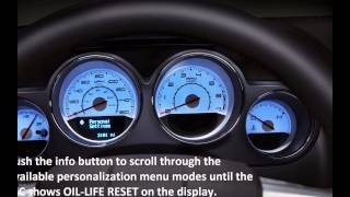 How to reset oil service light Pontiac G6 2006-2010