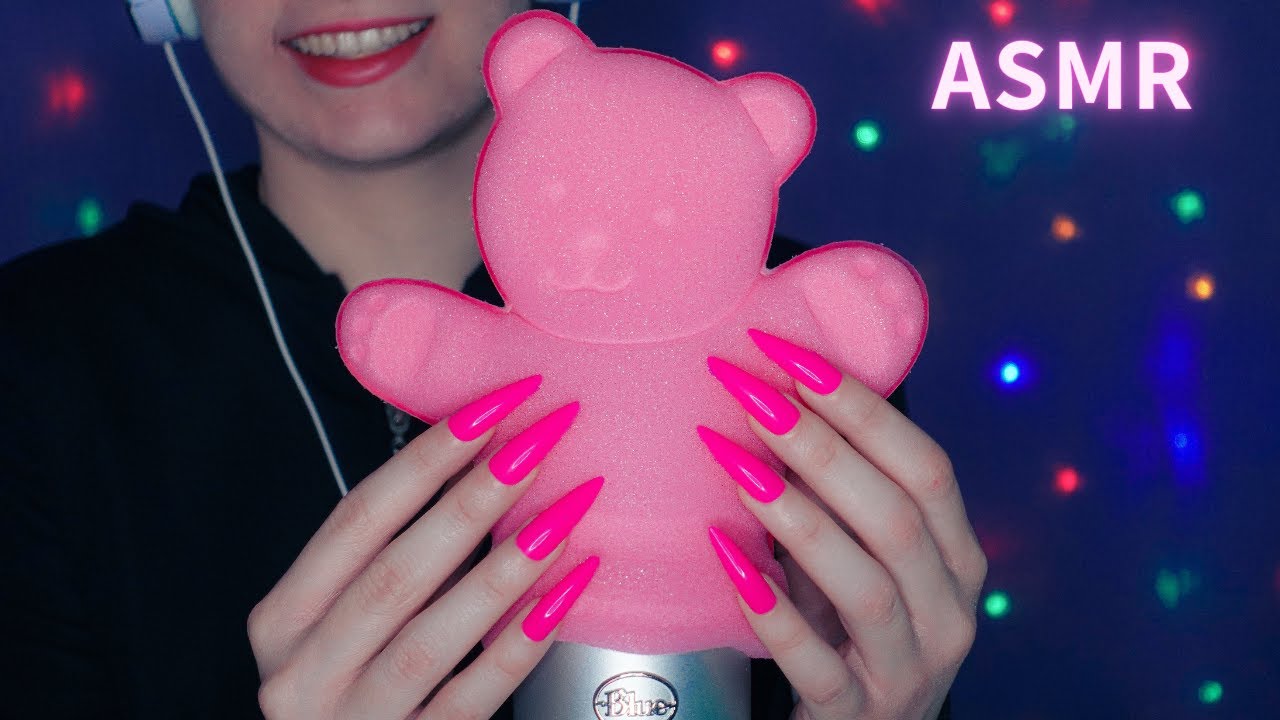 ASMR Mic Scratching - Brain Scratching with Long Nails 😴 BRAIN MELTING ...