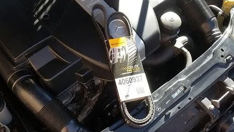 How to replace your serpentine belt on your W203 C-class Mercedes 2001-2004