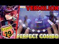 VERMILION (Expert Lv29) PERFECT COMBO 手元【あんスタMusic】