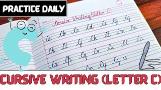 📝 Cursive Writing For Beginners(Letter C)/Cursive Writing A to Z✍️📝/Practice Cursive Writing ✍️📝