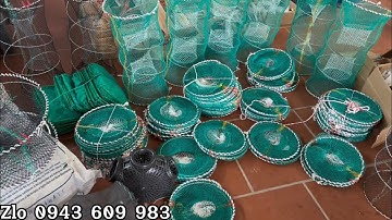 MỚI NHẤT. LỒNG LÒ SO BẮT CÁ CUA DÒNG LƯỚI XANH DẦY NHẤT.GIÁ RẺ TẠI XƯỞNG.
