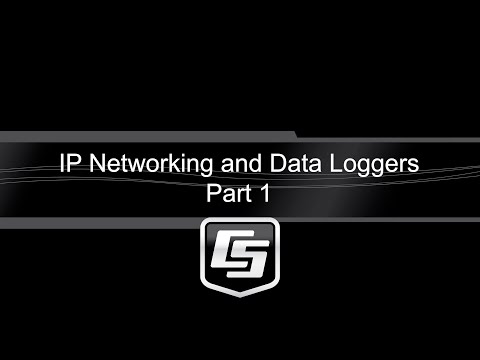 IP Networking and Data Loggers Part 1