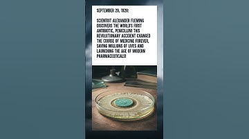 The Day Penicillin Was Discovered! 🔬