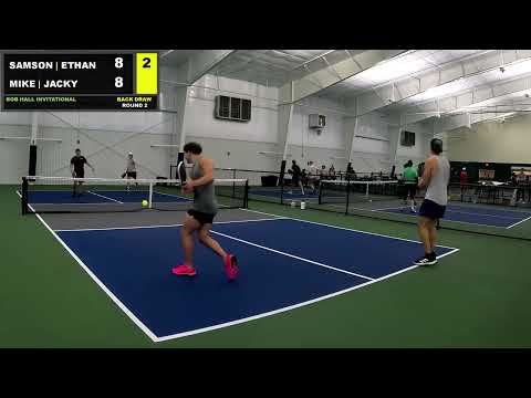 Bob Hall Invitational🏆 Rd2 Back Draw| Jacky/Mike vs Samson/Ethan - 8/4/24