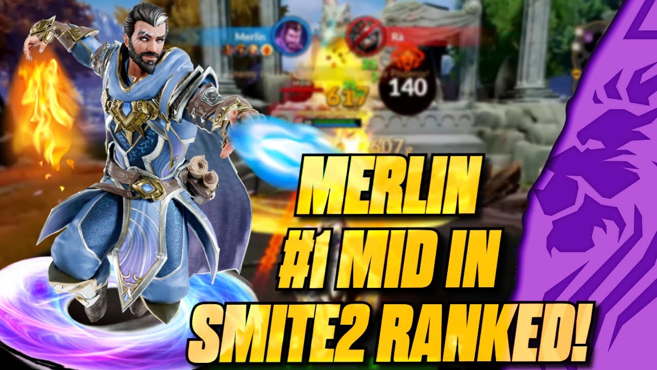 МЕРЛИН — №1 В СРЕДНЕМ РЕЙТИНГЕ SMITE2!