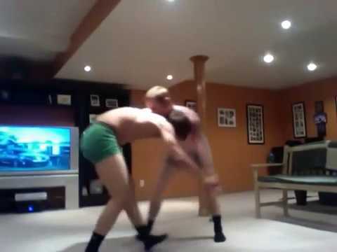 Boys Wrestling In Underwear