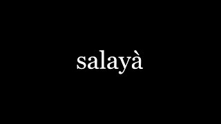SALAYA | BATAK PRODUCTIONS | MUSIC VIDEO FESTIVAL 2019 Resimi