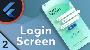 Login Screen UI - Part 2 | Flutter UI | Speed Code