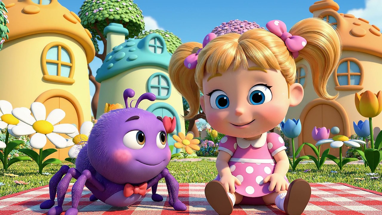 Little Miss Muffet and the Brave Spider Picnic | Fun Nursery