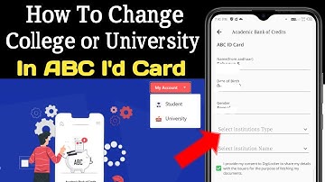 How To Change University or College Name In ABC I