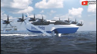 BRITTANY FERRIES | 🛳️ 🛩️ Battery-powered, sea-skimming “flying ferries” - Quiberon 24 TV 🇨🇵