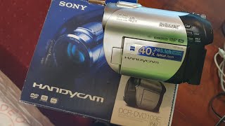 Обзор Видеокамеры - Sony DCR-DVD109E Handycam. Привет с 2007 года.  