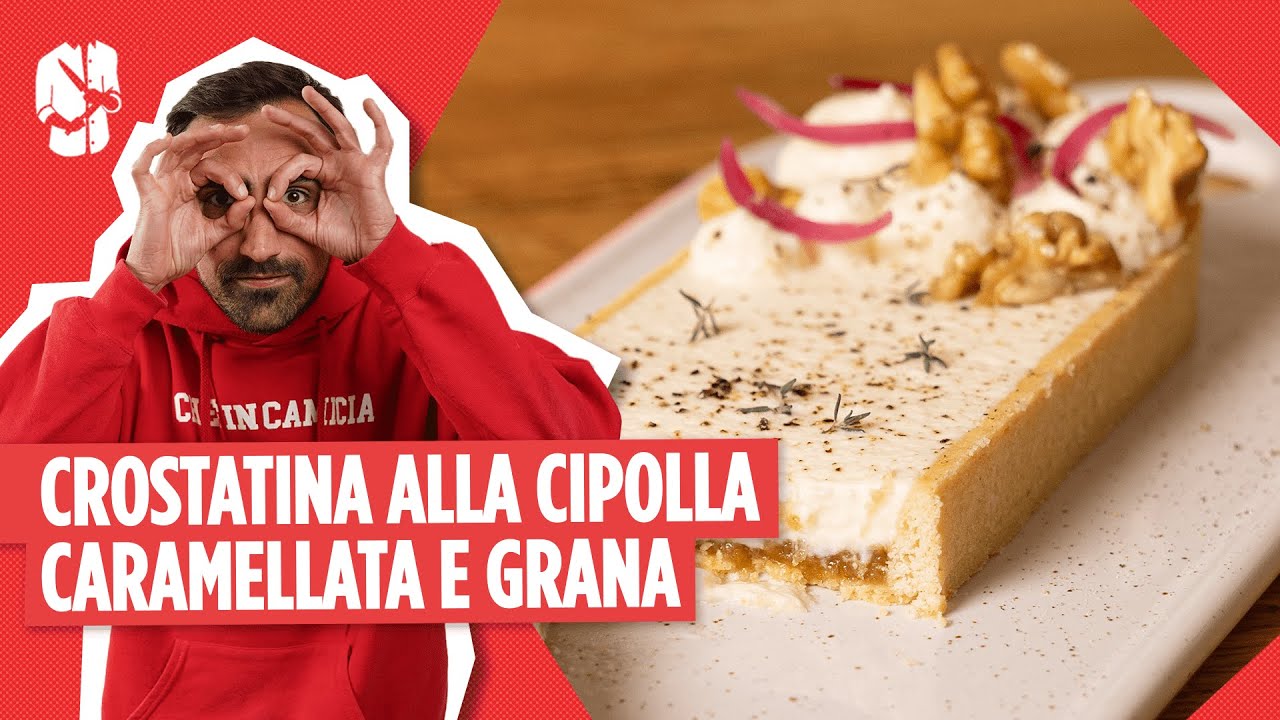 Crostatina Grana Padano e Cipolla Caramellata