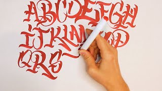 How To Draw Graffiti Letters Calligraphy Style