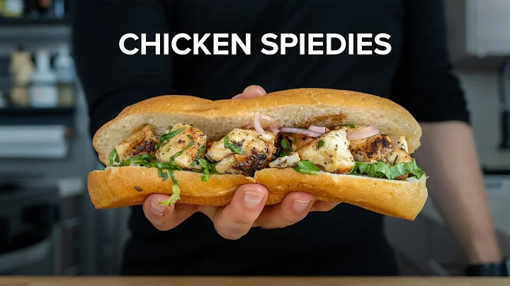 Chicken Spiedies, the marinated meat sandwich that...