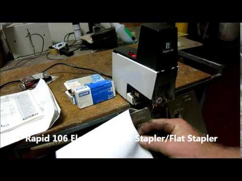 Rapid 106 Electric Saddle Stapler Flat Stapler