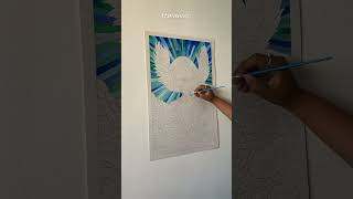 Phoenix Bird Acrylic Painting Time Lapse  #rtmaniac #acrylicpainting