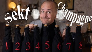 SEKT vs. CHAMPAGNE: A Blind Tasting Battle of Bubbles!