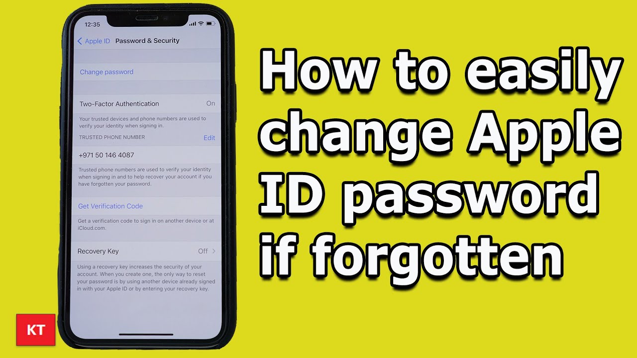 how-to-easily-change-apple-id-password-if-forgotten-using-iphone-youtube