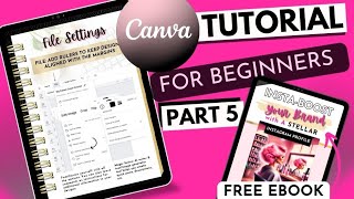 File Types and Where to Save Canva Tutorial | Part 5 #etsyseller #canvatutorial #canvatemplates