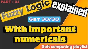 Fuzzy Logic Part 1 – Fuzzy Sets, Membership Functions & Important Numericals (Full Marks Guide)