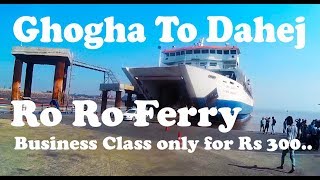 Ghogha To Dahej On Ro Ro Ferry On Bike