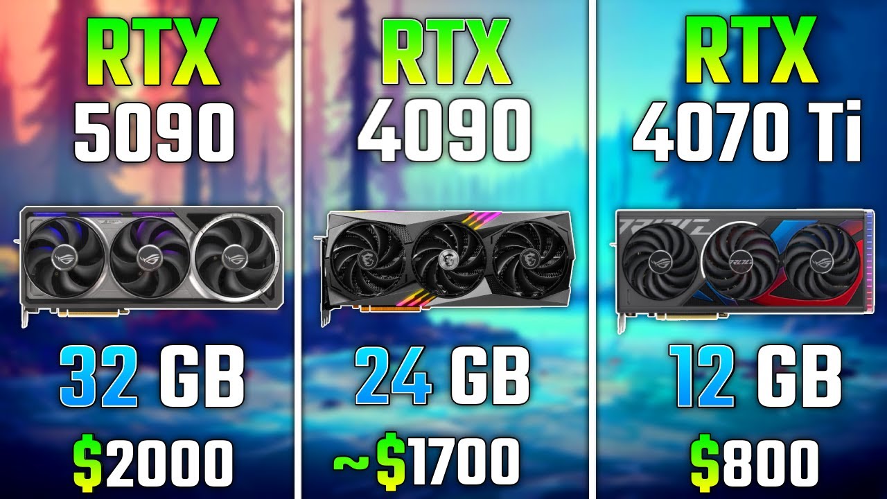 RTX 5090 vs RTX 4090 vs RTX 4070 Ti | Test in 7 Games - YouTube