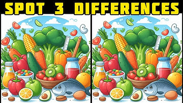 💡🧠Spot 3 differences: What