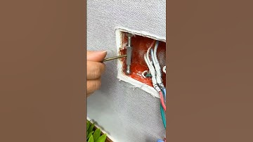 Junction Box Repair Screw | Quick Fix for Electrical Repairs! #shorts