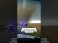 Police respond to massive twister #bodycam #tornado #weather