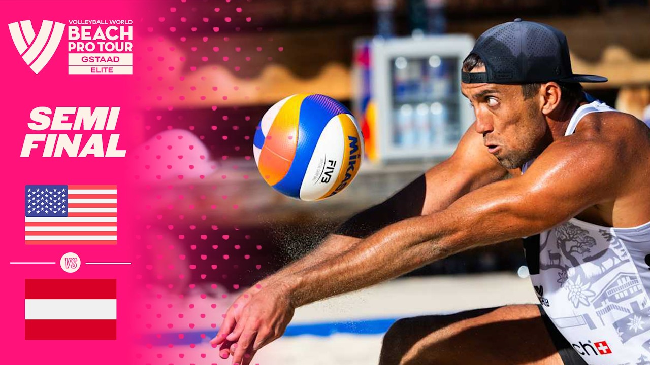 Crabb Tr./Budinger vs. Waller/Pristauz - Semi Final Highlights | Gstaad 2026 #BeachProTour
