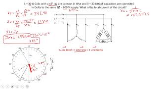 Wye Coils and Delta Capacitors  on the same Supply