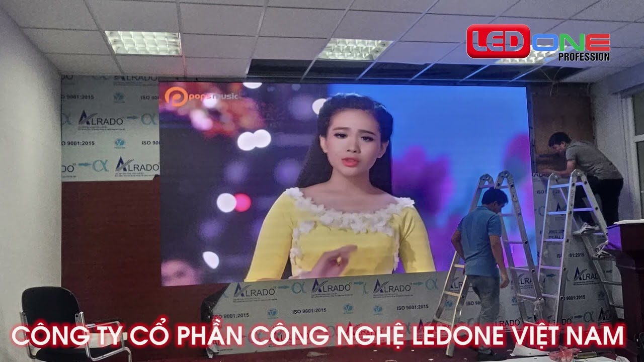 Thi công màn hình Led P1.86 VNPT Hoàn Kiếm, Hà Nội  