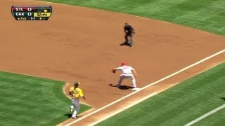Carpenter turns two to end the second