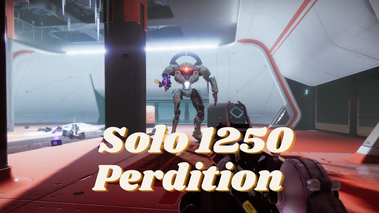 Destiny 2 Secteur Oublié Légendaire 1250 (Perdition SOLO) - YouTube