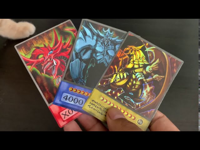 Unboxing The 3 God Cards of Yu-Gi-Oh! Orica Set