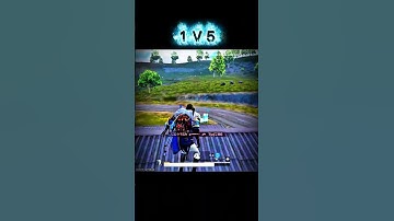 "BGMI 1v5 Clutch 🔥 Full Squad Wipe! 😱 #Shorts"