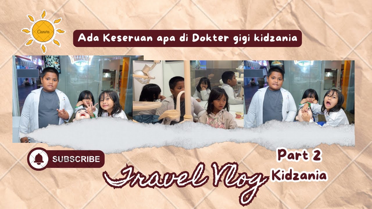 Part 2 Keseruan kita main di wahan dokter gigi | kidzania |kidzania jakarta #kidzaniajakarta #kids 