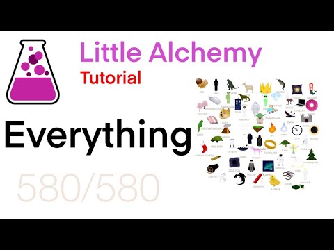 Making EVERYTHING In Little Alchemy Tutorial!!! - Full Walkthrough