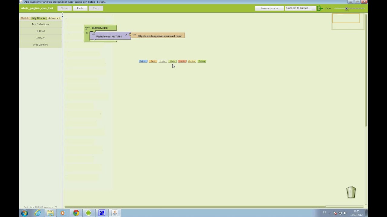 tutorial componente webviewer