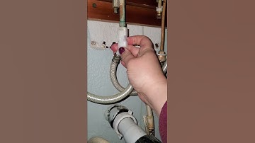 Disengage quick connect water lines