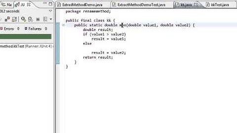 Refactoring  con Eclipse
