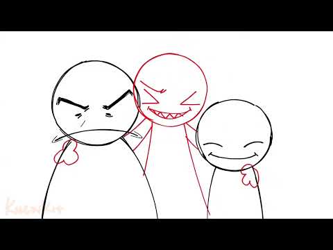 Trio personalities // Animation meme