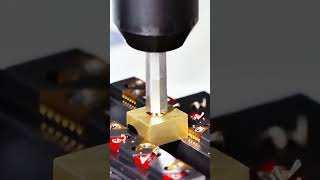 Punch broaching on a CNC milling machine
