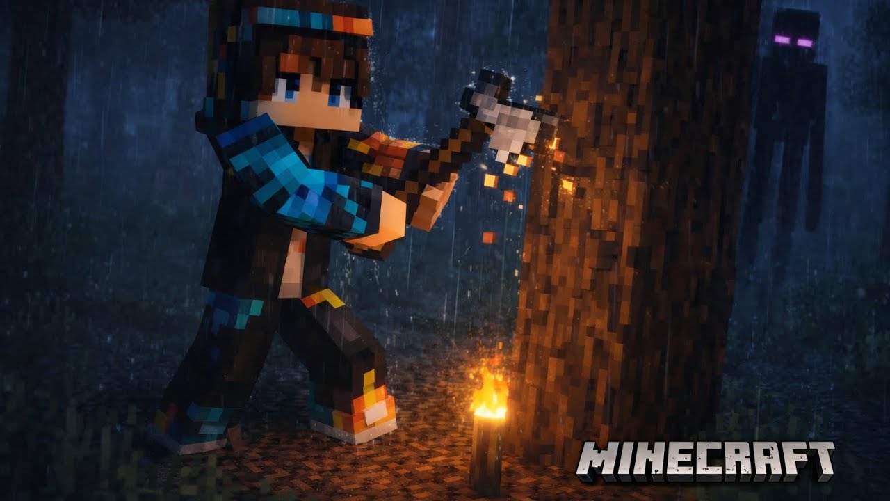 Je relance une nouvelle survie sur Minecraft !! Et tout ne sais pas passer comme prévu 